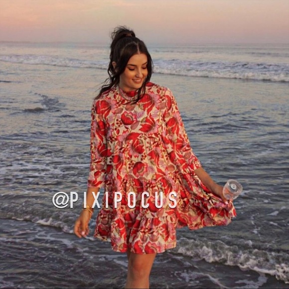 ZARA VOLUMINOUS TEXTURED TIERED DRESS - Picture 7 of 12